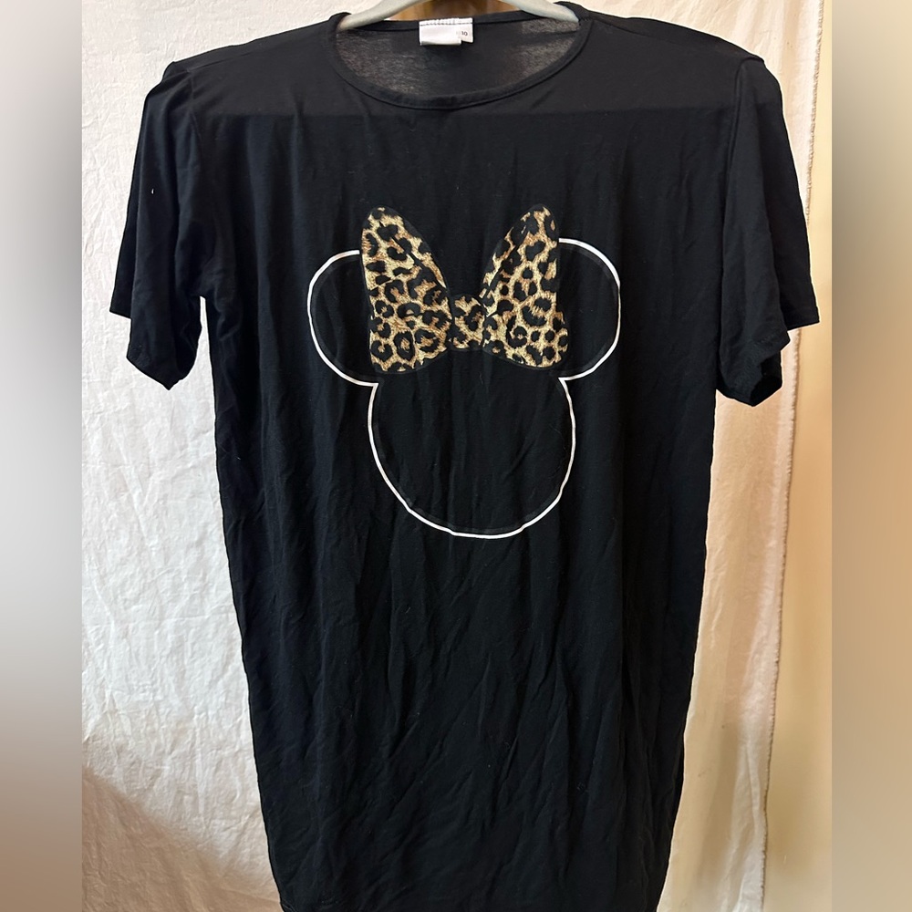 Disney leopard Minnie top UK size 10 US size 6